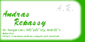 andras repassy business card